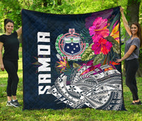 Samoa Premium Quilt - Samoan Summer Vibes - Polynesian Pride