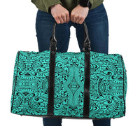 Polynesian Culture Turquoise Hawaii Travel Bag Travel Bag One size Turquoise - Polynesian Pride