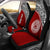 American Samoa Custom Personalised Car Seat Covers - American Samoa Seal Polynesian Red Curve Universal Fit Red - Polynesian Pride
