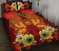 Samoa Custom Personalised Quilt Bed Sets - Tribal Tuna Fish - Polynesian Pride