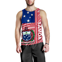 Samoa Flag Polynesian Men's Tank Top - Polynesian Pride