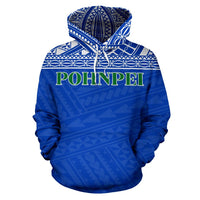 Pohnpei State All Over Hoodie Federated States of Micronesia - Polynesian Pride