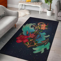 Anchor Galaxy Area Rug AH Black - Polynesian Pride