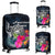 American Samoa Polynesian Luggage Covers - Tropical Flower Blue - Polynesian Pride