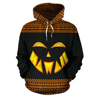 Hawaii Halloween All Over Hoodie - Polynesian Pride