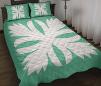 Hawaiian Royal Pattern Quilt Bed Set - Seafoarm - C3 Style Seafoarm - Polynesian Pride