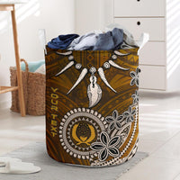 Pohnpei Custom Personalised Laundry Baskets - Polynesian Boar Tusk - Polynesian Pride