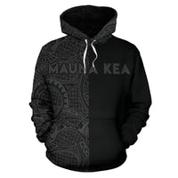 Hawaii Mauna Kea Polynesian Hoodie The Half Grey - Polynesian Pride