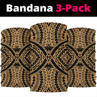 Polynesian Tradition Gold Bandana 3 - Pack - Polynesian Pride