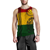 Hawaii Kanaka Flag Polynesian Personalized Men's Tank Top - Polynesian Pride