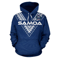 Samoa Polynesian All Over Hoodie - Polynesian Pride