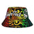 Guam Custom Personalised Bucket Hat - Rainbow Polynesian Pattern Unisex Universal Fit Reggae - Polynesian Pride