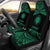 Northern Mariana Islands Polynesian Car Seat Covers - Pride Green Version Universal Fit Green - Polynesian Pride