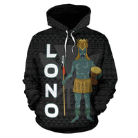 Polynesian Hawaii Hoodie Lono Hawaiian God of the Myths nd Legends - Polynesian Pride