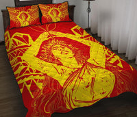 Hawaii Mauna Kea Pele Polynesian Quilt Bed Set - Polynesian Pride