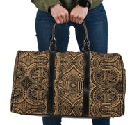 Polynesian Symmetry Gold Hawaii Travel Bag Travel Bag One size Gold - Polynesian Pride