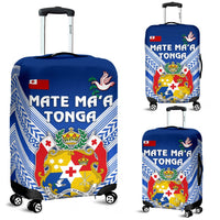 Mate Ma'a Tonga Rugby Luggage Covers Polynesian Creative Style - Blue Blue - Polynesian Pride