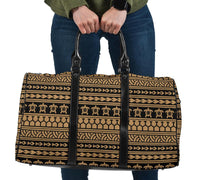 Polynesian Tattoo Tribal Gold Hawaii Travel Bag Travel Bag One size Gold - Polynesian Pride