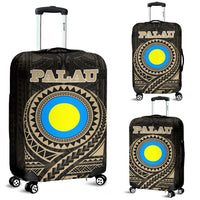 Palau Polynesian Luggage Cover A7 Black - Polynesian Pride