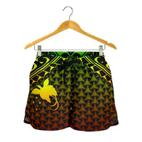 Polynesian Papua New Guinea Women's Shorts - Reggae Vintage Polynesian Patterns - Polynesian Pride