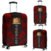 Tokelau Luggage Cover - Polynesian Tattoo Red Red - Polynesian Pride