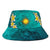 Marshall Islands Bucket Hat - Manta Ray Ocean Unisex Universal Fit Blue - Polynesian Pride