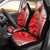American Samoa Polynesian Custom Personalised Personalized Car Seat Covers - Bald Eagle (Red) Universal Fit Red - Polynesian Pride
