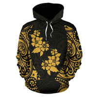 Hawaii Hoodie Polynesian Hibiscus - Polynesian Pride