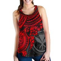 Polynesian Hawaii Women's Racerback Tank - Red Turtle - Polynesian Pride