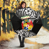 Mate Ma'a Tonga Rugby All Over Print Umbrellas Polynesian Unique Vibes - Black Umbrella One Size Black - Polynesian Pride