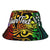Kosrae Custom Personalised Bucket Hat - Rainbow Polynesian Pattern - Polynesian Pride