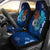 American Samoa Polynesian Car Seat Covers - Blue Polynesian Eagle Universal Fit Blue - Polynesian Pride