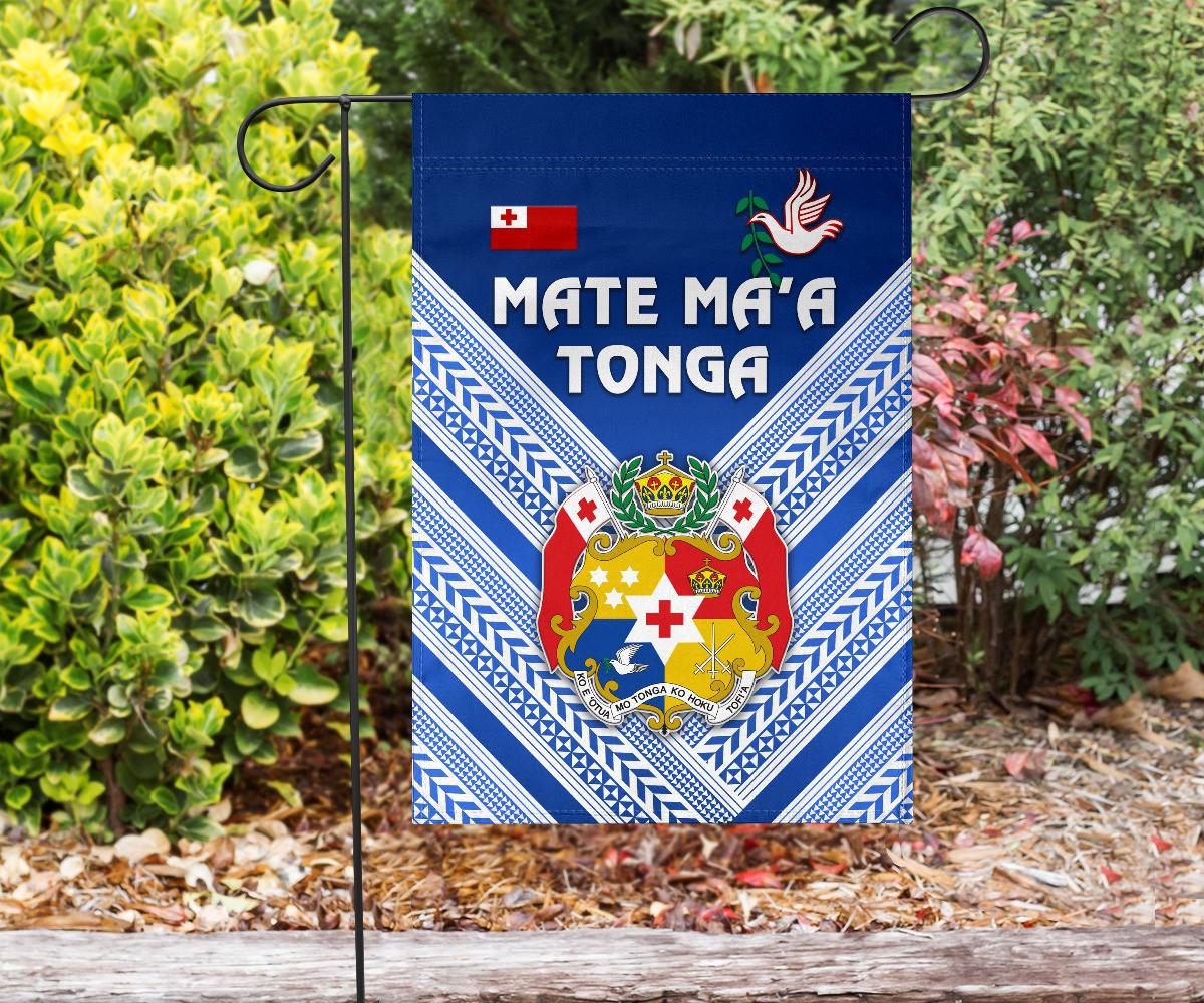 Mate Ma'a Tonga Rugby Flag Polynesian Creative Style - Blue - Polynesian Pride