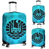 Tahiti Turquoise Luggage Covers A20 Turquoise - Polynesian Pride