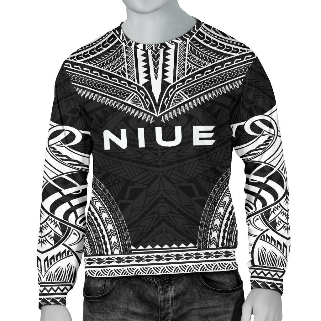Niue Sweater - Polynesian Chief Black Version Unisex Black - Polynesian Pride