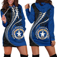 Northern Mariana Islands Women's Hoodie Dress Kanaloa Tatau Gen MP Art - Polynesian Pride
