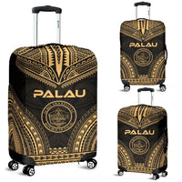 Palau Polynesian Chief Luggage Cover - Gold Version Gold - Polynesian Pride