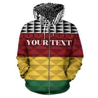 Hawaii All Over Zip up Custom Hoodie Style - Polynesian Pride