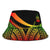 Vanuatu Custom Personalised Bucket Hat - Reggae Polynesian Tentacle Tribal Unisex Universal Fit Reggae - Polynesian Pride