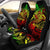 American Samoa Car Seat Covers - Reggae Shark Polynesian Tattoo Universal Fit Reggae - Polynesian Pride