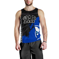 Yap Special Grunge Flag Black Men's Tank Top A0 - Polynesian Pride