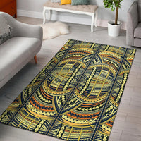 Polynesian Yellow Area Rug - Polynesian Pride