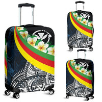 Polynesian Hawaii Luggage Covers - Kanaka Maoli With Plumeria Style - Polynesian Pride