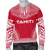 Tahiti Sweater - Polynesian Chief Flag Version Unisex White - Polynesian Pride