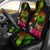 American Samoa Polynesian Car Seat Covers - Hibiscus and Banana Leaves Universal Fit Reggae - Polynesian Pride