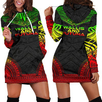 Wallis And Futuna Women's Hoodie Dress - Polynesian Reggae Chief Reggae - Polynesian Pride