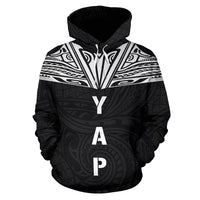 Yap All Over Hoodie Neck Style - Polynesian Pride