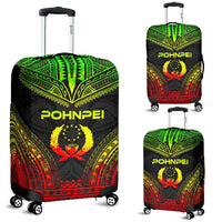 Pohnpei Polynesian Chief Luggage Cover - Reggae Version Reggae - Polynesian Pride