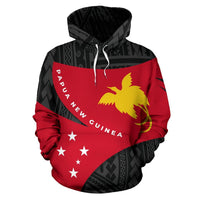 Papua New Guinea Hoodie Papua New Guinea Flag Coat of Arms Endless Tattoo - Polynesian Pride