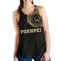 Pohnpei Micronesia Tattoo Racerback Tank A7 - Polynesian Pride